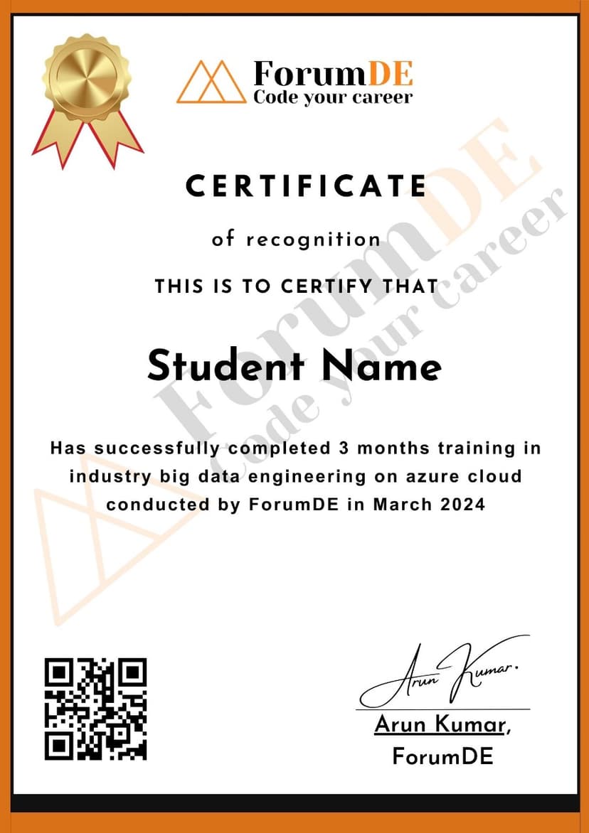 Course Certificate